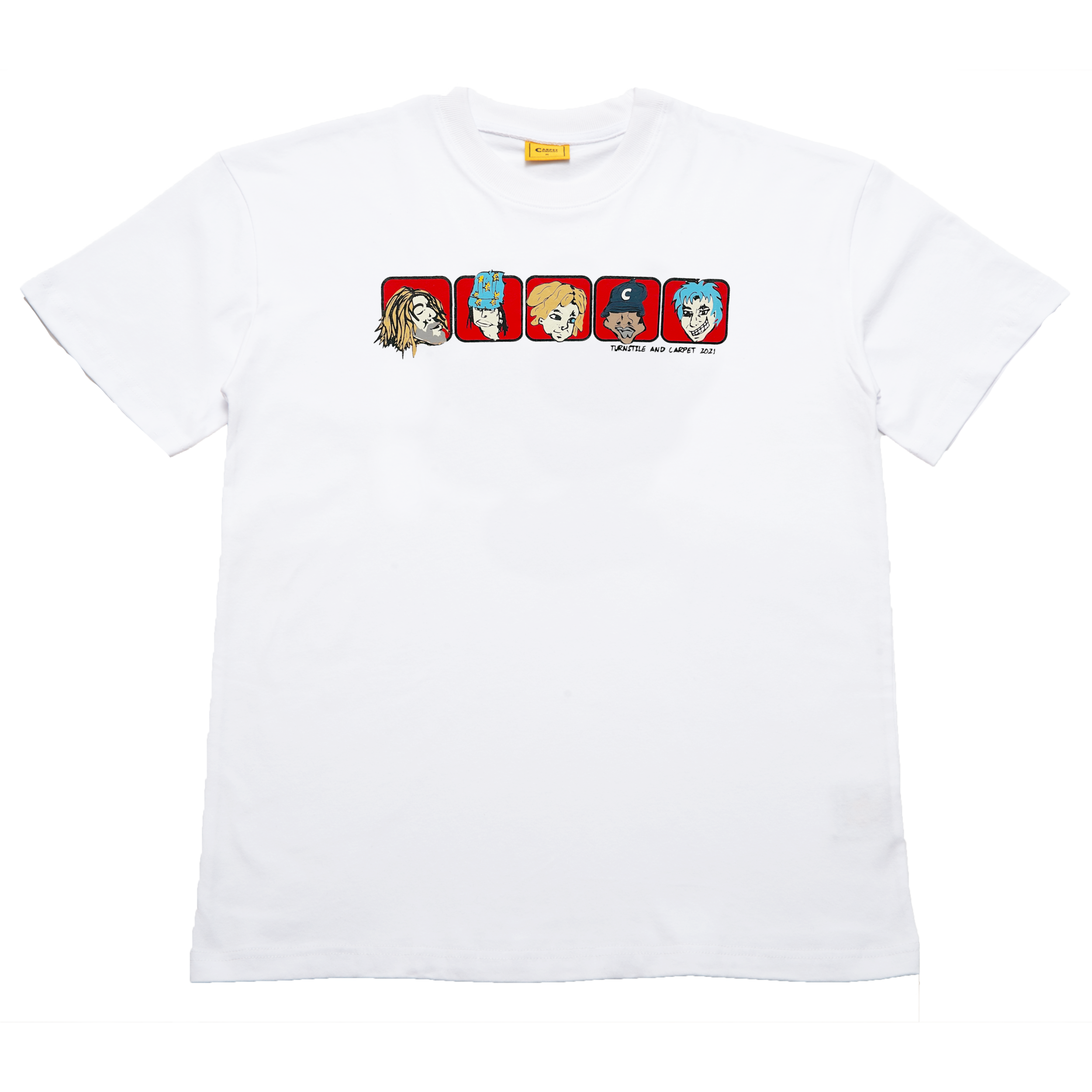 【CARPET COMPANY】BEDROOM TEE WHITE Bedroom Tee — Carpet Company
